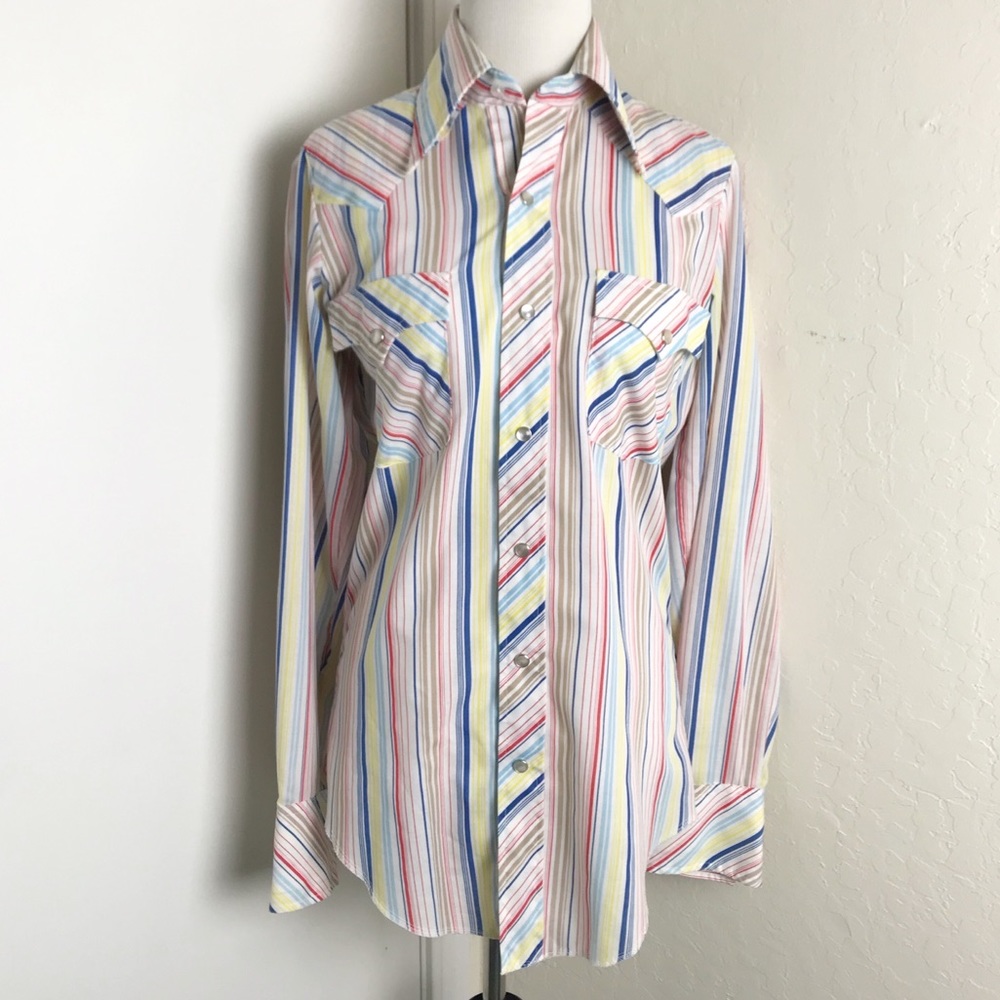 Vintage Champion Western Striped Shirt